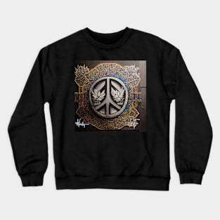 peace logo 02 Crewneck Sweatshirt